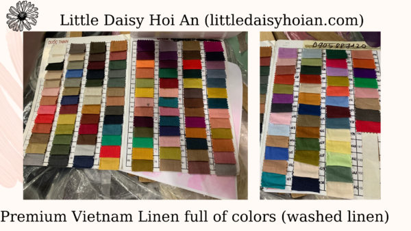 linen hoi an vietnam color chart
