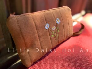 Túi ví thêu tay Embroidery Linen purse/ Linen Bag